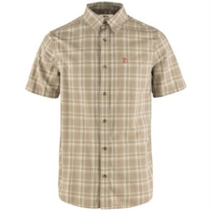 Fjällräven Ãvik Lite Shirt S/S Mens, Fossil / Chalk Rose